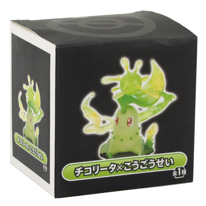 11 см Mimikyu Mudkip Chikorita Treecko фигурка Аниме Фигурка коллекционное аниме игрушки - Цвет: A-with box