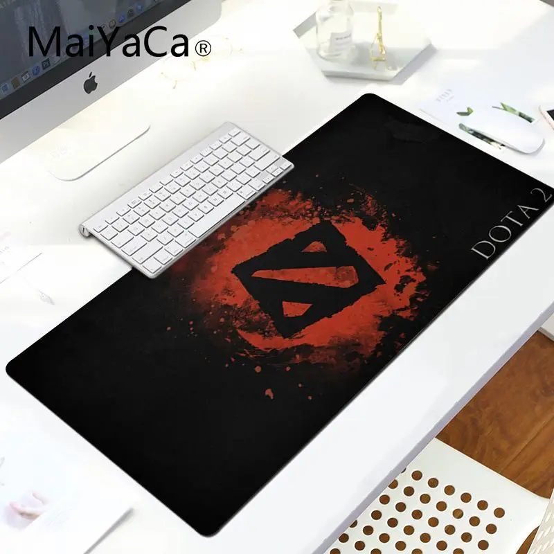 MaiYaCa крутой персонализированный модный игра Dota 2 логотип игры прочный резиновый коврик для мыши коврик большой коврик для Мыши Компьютерный коврик для ПК