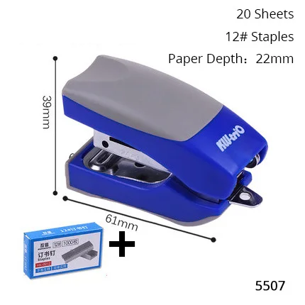 Школьный длинный степлер использует стандартные скобы мини-степлер Многофункциональный бумажный степлер офисный переплет канцелярские принадлежности - Цвет: show as picture