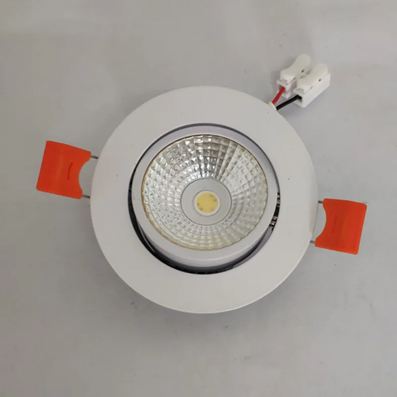 COB LED downlight dimmable 3W 5W 7W 9W 12W LED ceiling light spotlight AC220V recessed light indoor lighting