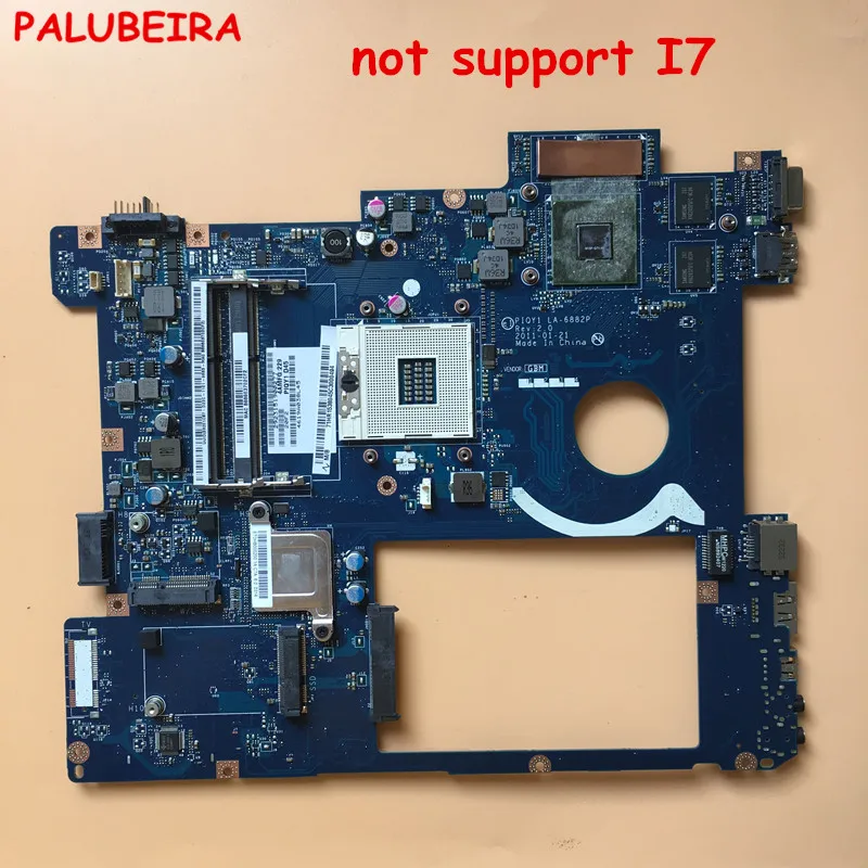 PALUBEIRA материнская плата LA-6882P для lenovo Y570 материнская плата для ноутбука протестирована