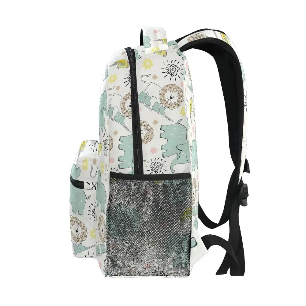 New Elephant Printing School Bags for Teenage Girls Waterproof High School Backpack Women Student Book Bag big Travel Backpacks