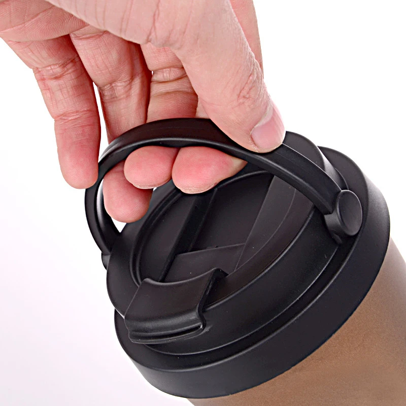 500ml Double Wall Stainless Steel Vacuum Flasks Thermo Cup Coffee Tea Milk Travel Mug Thermol Bottle Water Bottle Thermoses