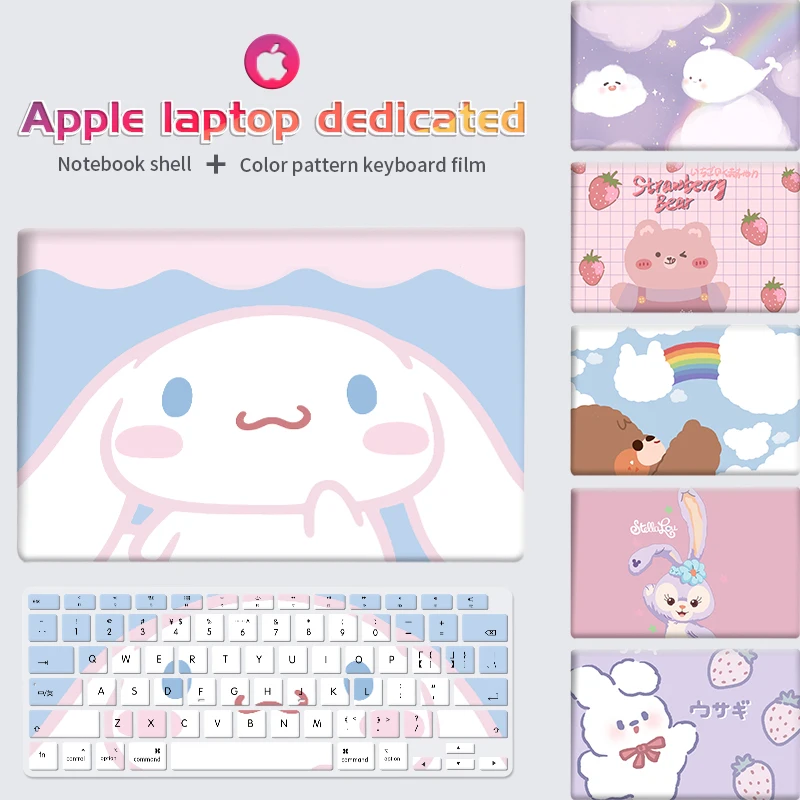 Cartoon Laptop Shell Macbook Case Keyboard Cover For Pro13 11 15 A2289 A2179 A2337 A2338 A2141Hard Sleeve | Компьютеры и офис