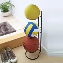 

Space Saving Movable Three Stack Football Holder Display Stand for Home