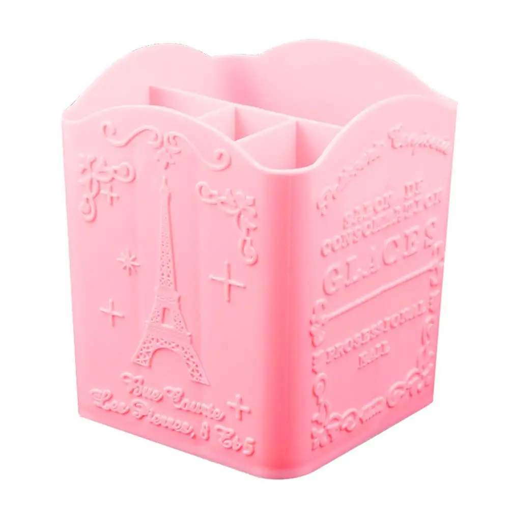 pink Maquillaje Макияж Кисти держатель для хранения Органайзер brochas maquillaje pincel макияж аксессуары косметический контейнер бутылка инструмент - Цвет: pink