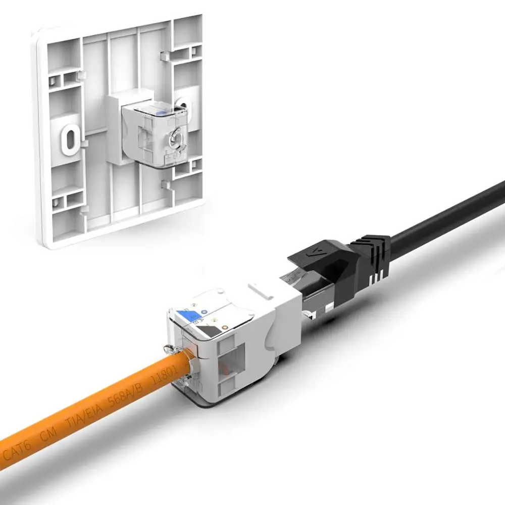 Устройство AMPCOM 10 шт. в упаковке с разъемом для ключей CAT6 без инструментов RJ45 UTP