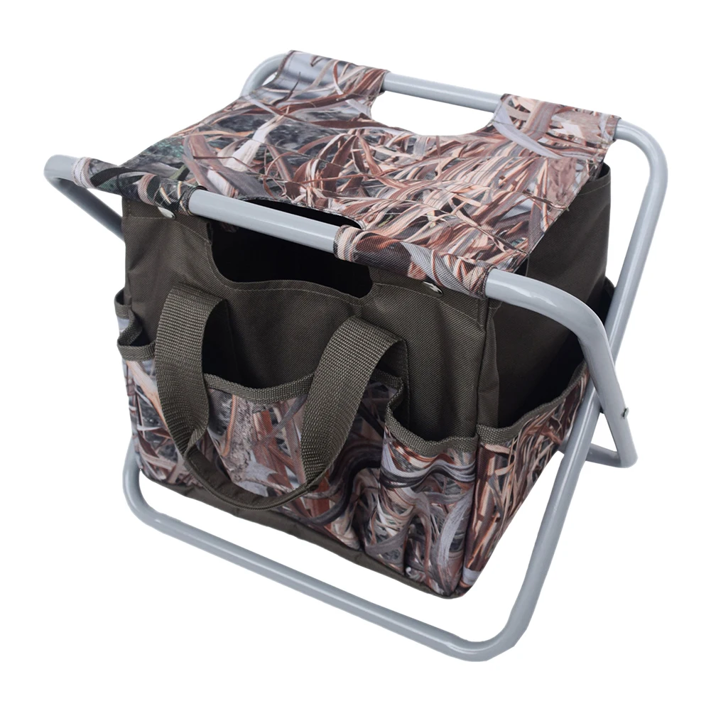 Outdoor BBQ Hiking Camping Beach Fishing Chair Storage Bag Seat Picnic Compact Portable Anti Slip Folding Travel