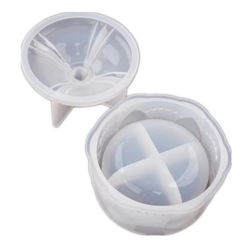 

Cute Gift Boxes with Lids Resin Mold Heart Jewelry Storage Box Container Resin Casting Silicone Molds DIY Art Crafts