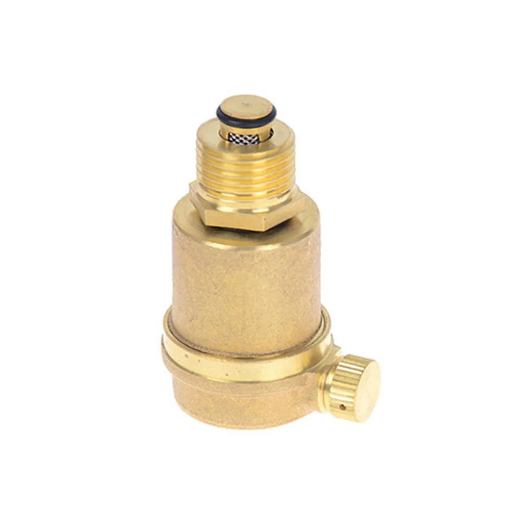 1PC 1/2" Brass Air Vent Valve Automatic Air Pressure Vent Valve for Solar Water Heater Pressure Relief Value Hardware Tools