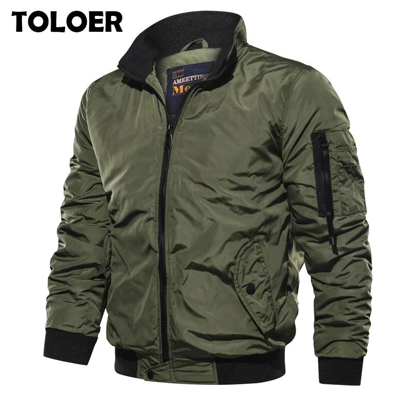 

Brand Men's Jacket Military Baseball Coat Men 2019 New Casual Cotton Pilot Army MA1 Zipper Windbreaker Jackets Overcoat Male 5XL