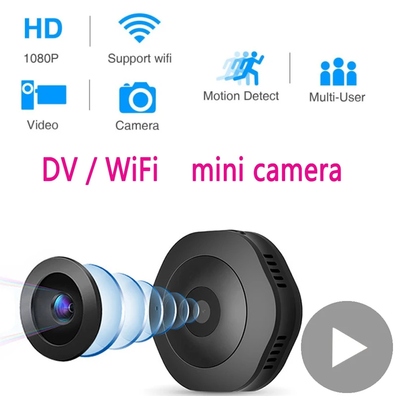HD микро домашнее Беспроводное видео CCTV Мини охранное видеонаблюдение с Wifi ip