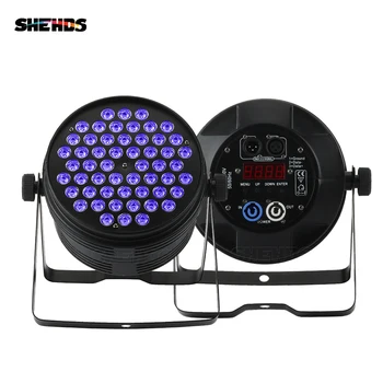 

Aluminum Alloy LED Par 54x3W Violet DMX512 Stage Effect Lighting For Disco DJ Party Dance Floor Christmas Decorations And Clubs