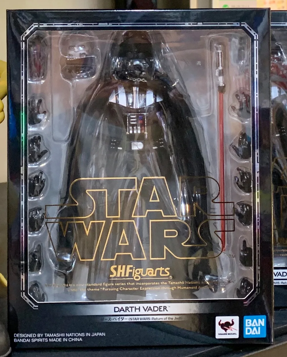 Оригинальная фигурка BANDAI spirts Tamashii Thans S. H. Figuarts(СВЧ)-ДартВейдер 3,0