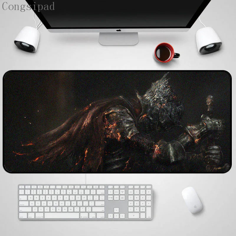 Коврик для мыши Dark Souls, фиксирующий край, коврик для мыши, Notbook, компьютерный коврик, персонализированный игровой коврик, коврик для мыши, коврики для ноутбука