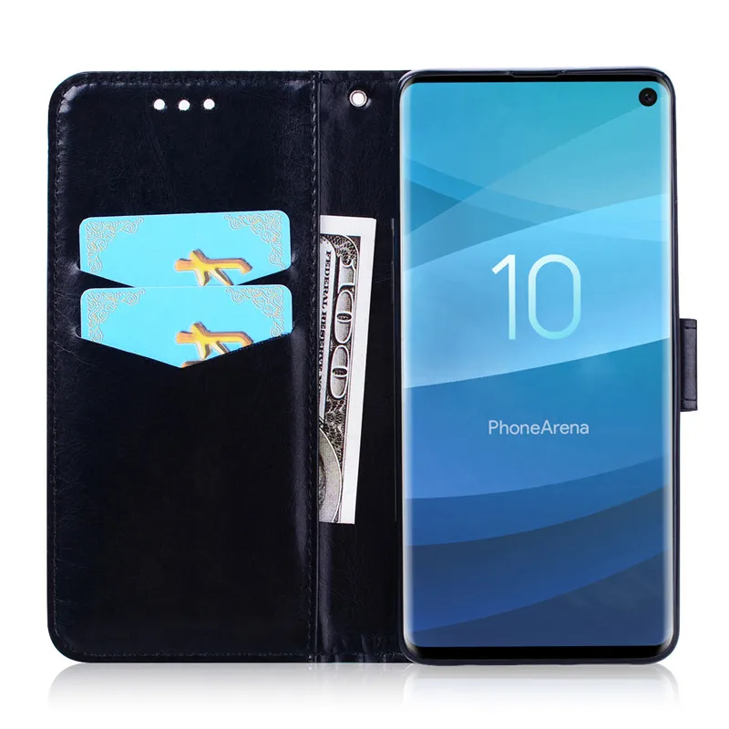 Для samsung galaxy s10 кошелек флип чехол для samsung galaxy S10 S10E чехол кожаный бумажник флип чехол для samsung S 10 Plus чехол