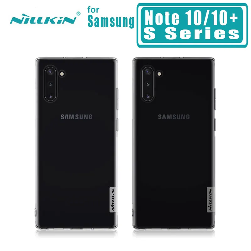 Nillkin для samsung Galaxy Note 10 10 плюс S10 S10 плюс S9 S8 плюс Чехол ТПУ 0,6 мм чехол для телефона для samsung S10 S10E S9 плюс Чехол