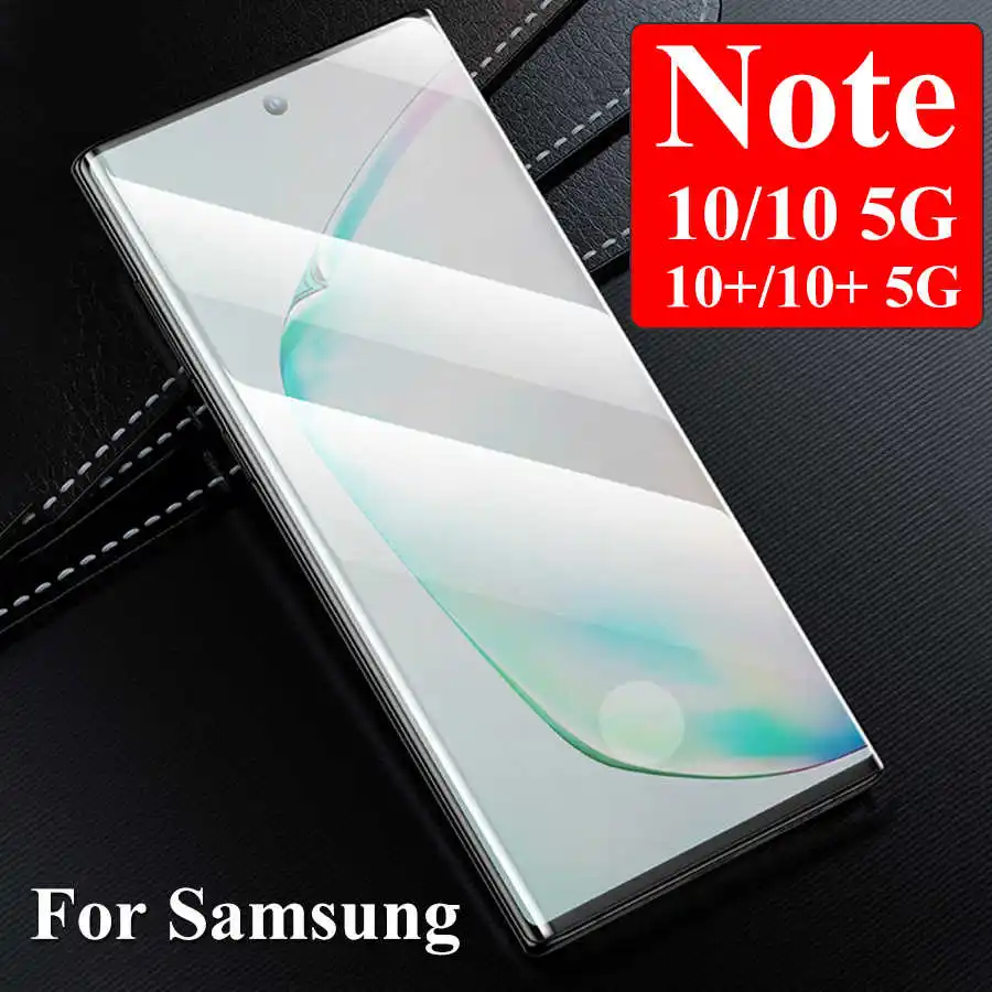 Not 10 Pro Plus Protective Glass Note10 Screenprotector On For Samsung