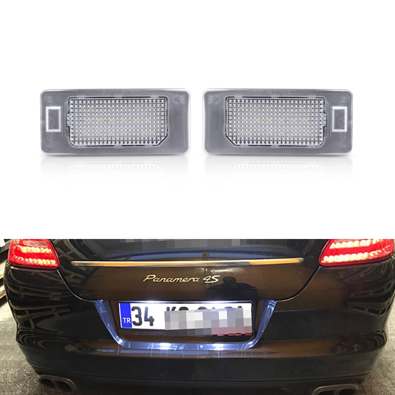 交換 Oem 7pp Can バスの Led ナンバーライセンスプレートライトポルシェパナメーラのための 970 10 16 Signal Lamp Aliexpress