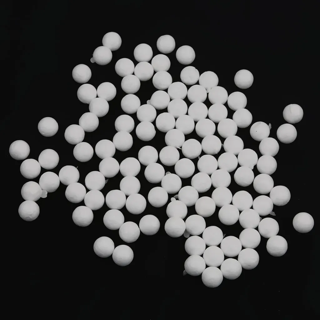 200pcs 10mm Modelling Styrofoam Foam Ball Sphere DIY Decoration Kids Craft