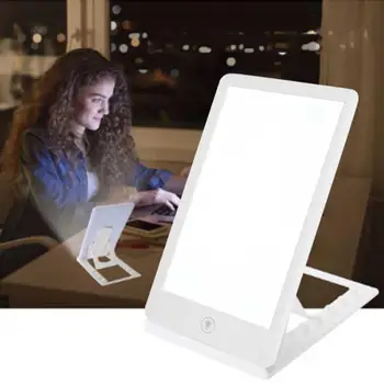 

LED Therapy Lamp Seasonal Affective Disorder Phototherapy Light with Holder Anti-fatigue SAD Therapy Light 3 Gears Brightness