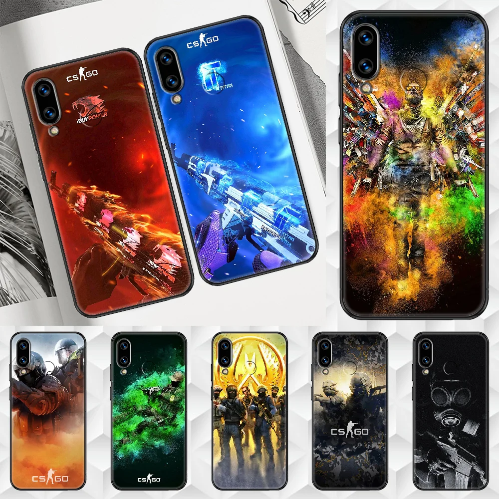 Чехол для телефона Counter CSGO Strike Huawei Honor 6 7 8 9 10 10i 20 A C X Lite Pro Play черный трендовый чехол