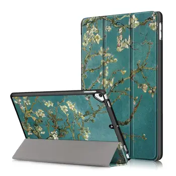 

For iPad 2019 Case 10.2 inch Tablet Folio Stand Cover, Auto Sleep Wake Trifold Ultra Slim Shell for Apple iPad 7 10.2" Case