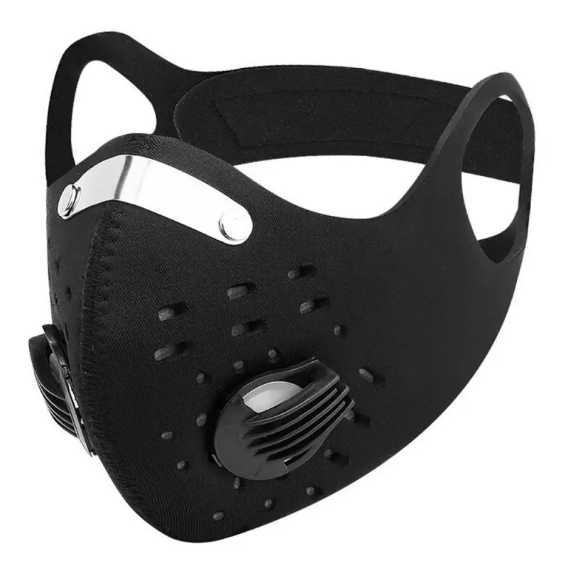 

New KN95 Cycling Mask With Breathing Valve FFP3 N95 Dust Mask 5 Layer Protective PM2.5 Mouth Face Mask Activated Carbon Filter
