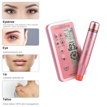

Charmant3 intelligent digital Permanent Makeup Tattoo Machine set with plug for Eyebrow Lip Eyeliner Microblading MTS Pen