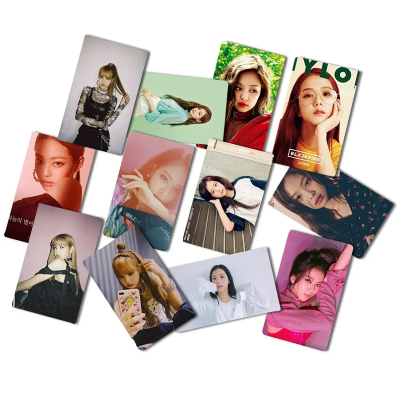 10 шт./компл. KPOP BLACKPINK альбом самодельная бумага Lomo карта фото карта стикер с изображением HD фотостудии вентиляторы