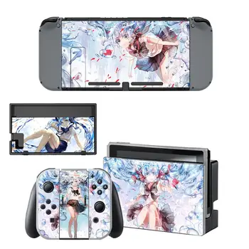 

Nintendoswitch Skin Hatsune Miku Nintend Switch Stickers Decal for Nintendo Switch Console Joy-con Controller Dock Skins Sticker