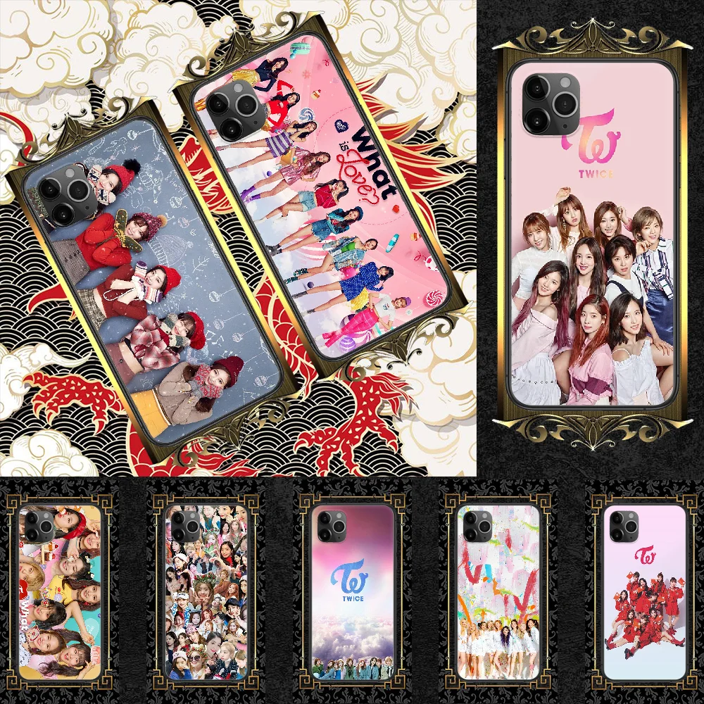 Чехол для телефона с дважды йоо JungYeon momo Sana Мина корпус iphone 5 5s se 2 6 6s 7 8 12 mini plus X XS XR 11