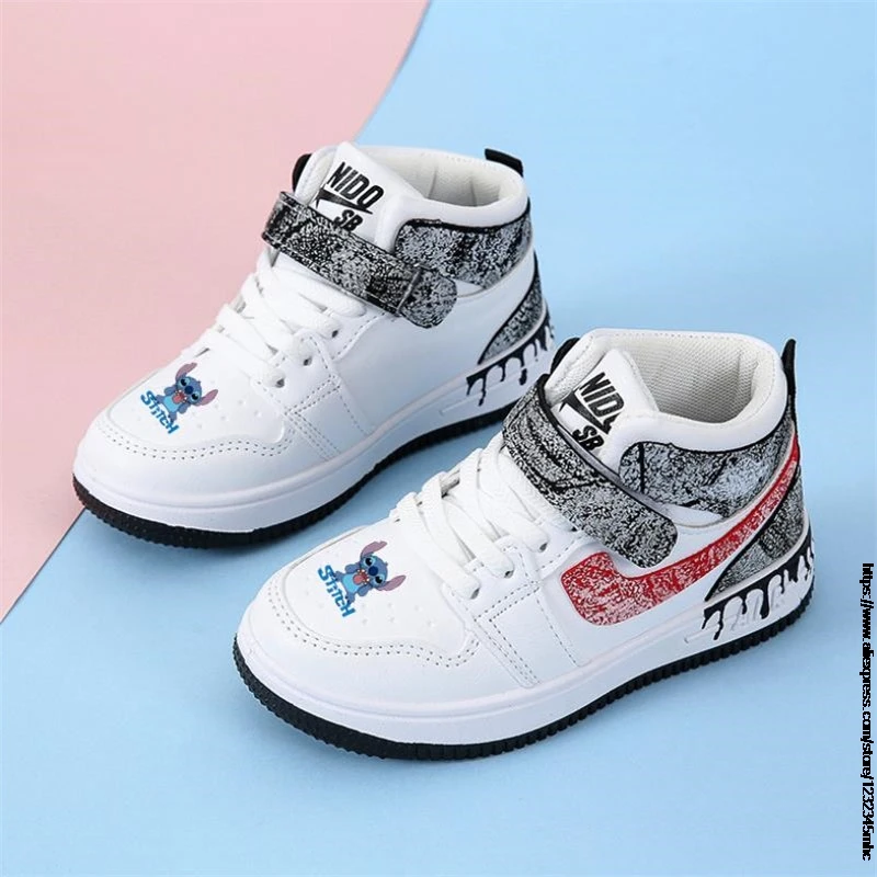 Botas de moda para niñas, zapatillas antideslizantes de fondo suave, zapatos para correr con puntada, calzado deportivo para Otoño e deportivas| - AliExpress