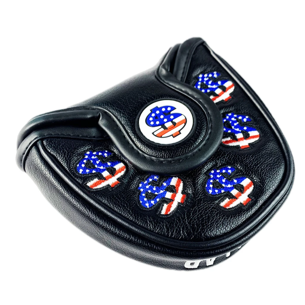 American Styles Golf Club Putter Headcover Waterproof Golf Mallet Head Cover Center Universal Putter Guard fit Most Putter Head