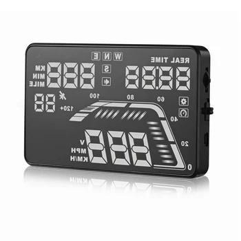

For Q-7 5.5" Auto Car HUD GPS Head Up Display Speedometers Overspeed Warning Dashboard Windshield Projector GPS HUD FOR ALL CAR
