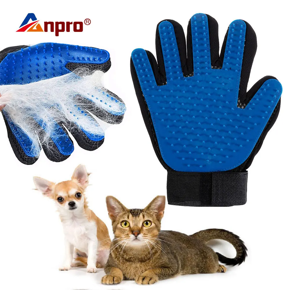 dog comb glove