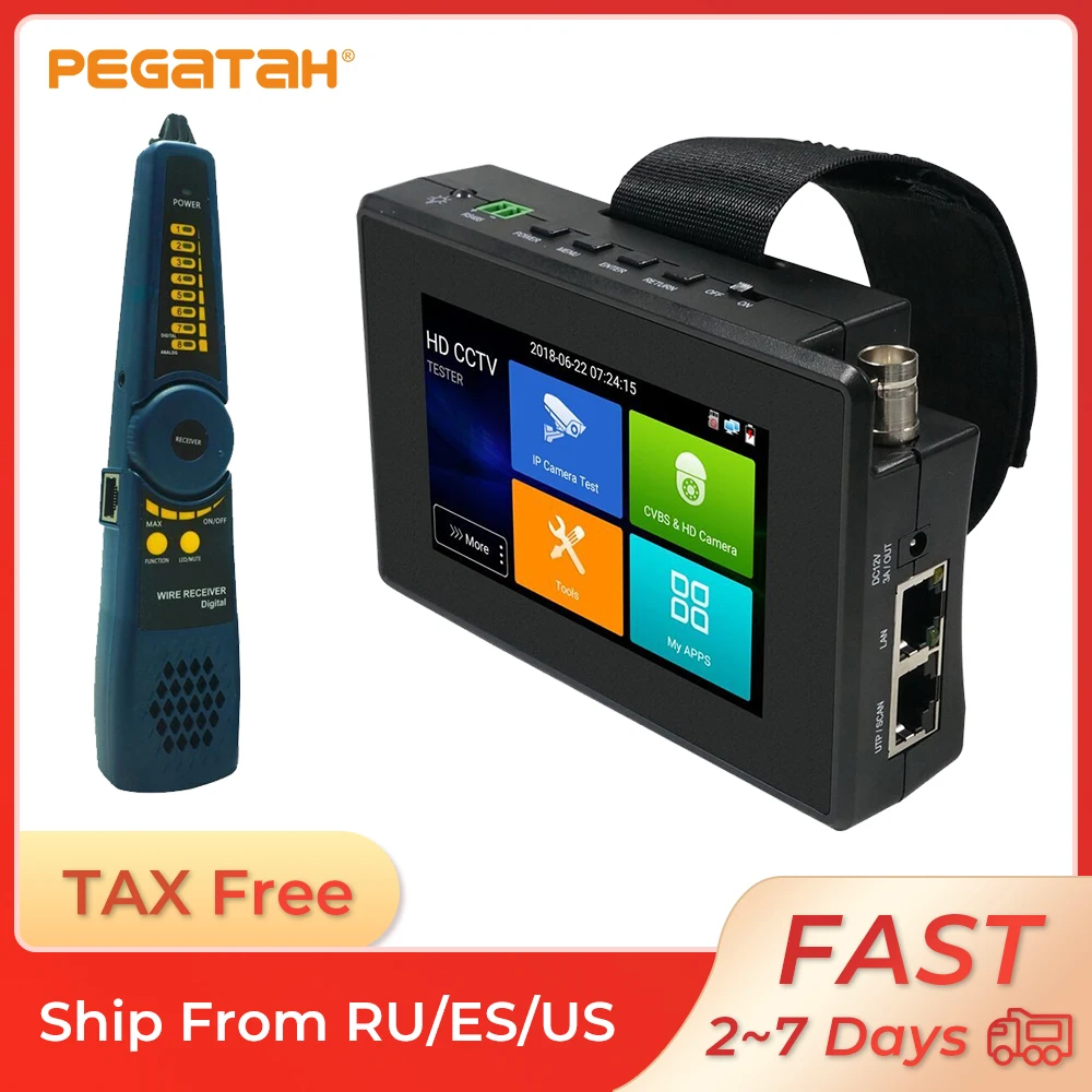 Pegatah 4K cctv tester cctv monitor for Ip camera tester Touch monitor IPC tester poe testers CCTV camera tester CFTV cameras