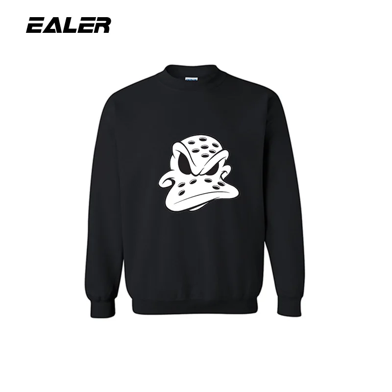 black EALER хоккейный свитер с логотипом для болельщиков - Цвет: black