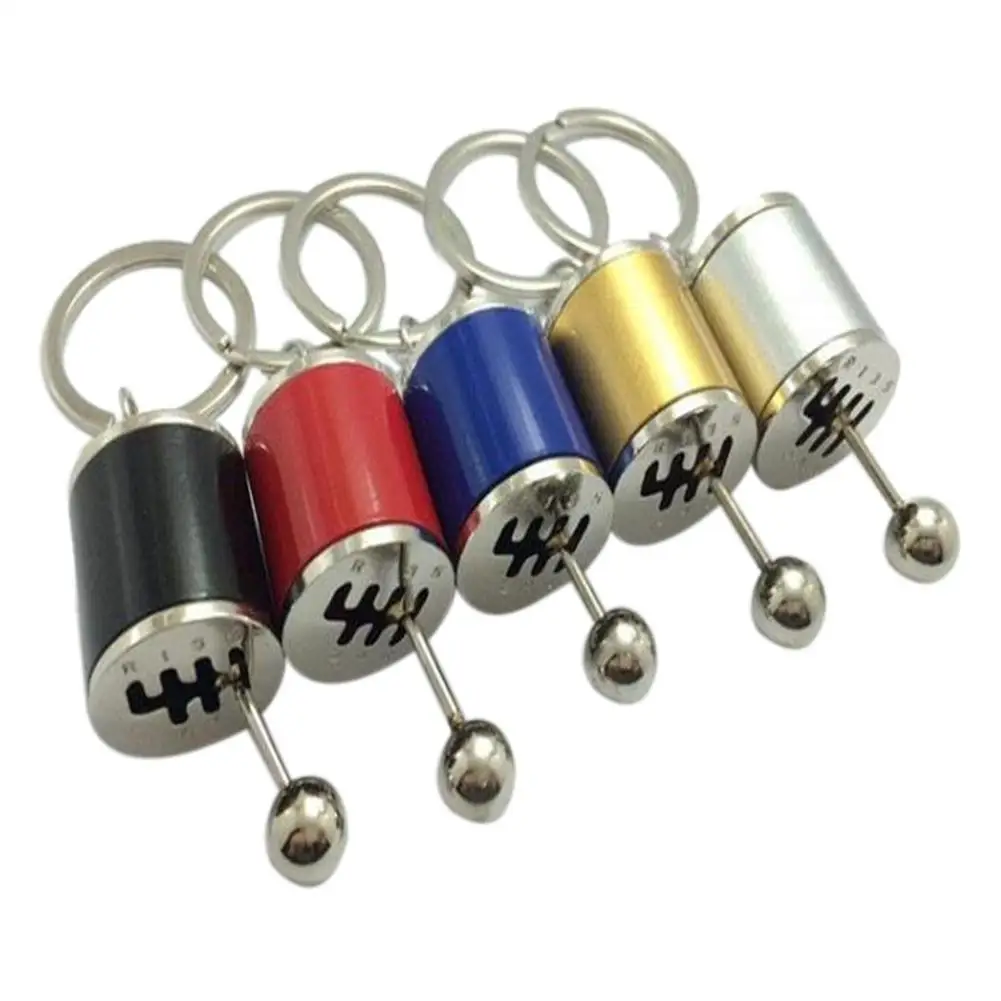 

Car Gear Keychain Shift Knob Type Car Modified Key Ring Auto Metal Key Chain Keyring car-styling Multi color Auto Metal Key zk30