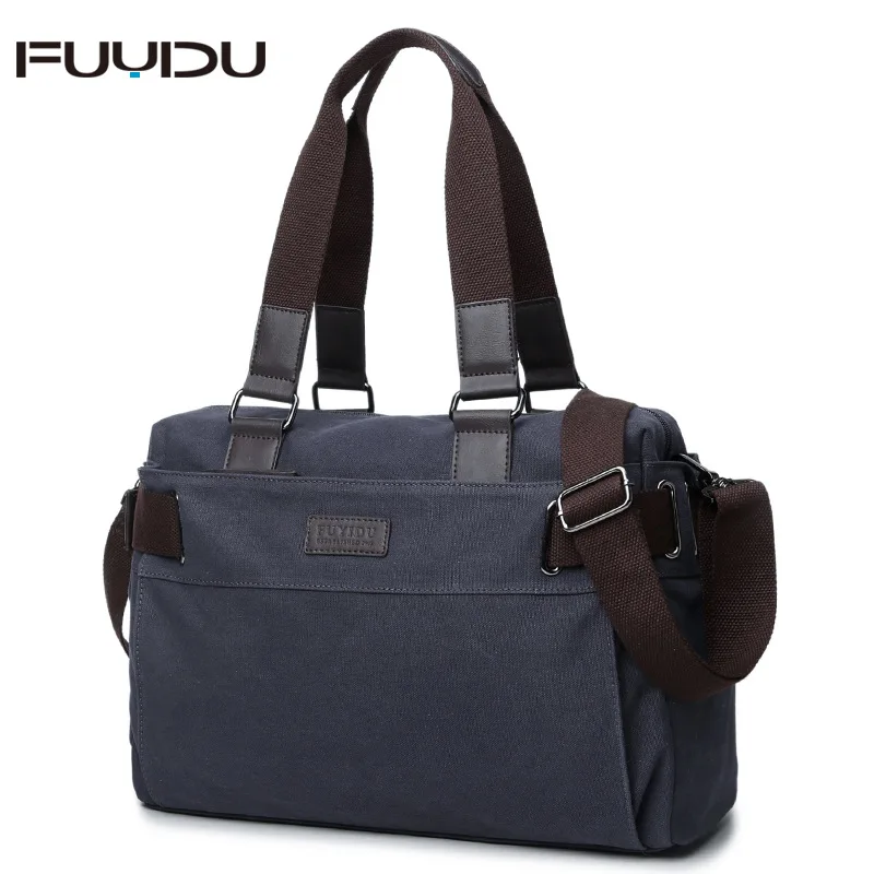 

Korean-style MEN'S Single-shoulder Bag Canvas Handbag Cross Men's Bag Casual Retro Computer Bag Travel Bag Shoulder Bag Fashion