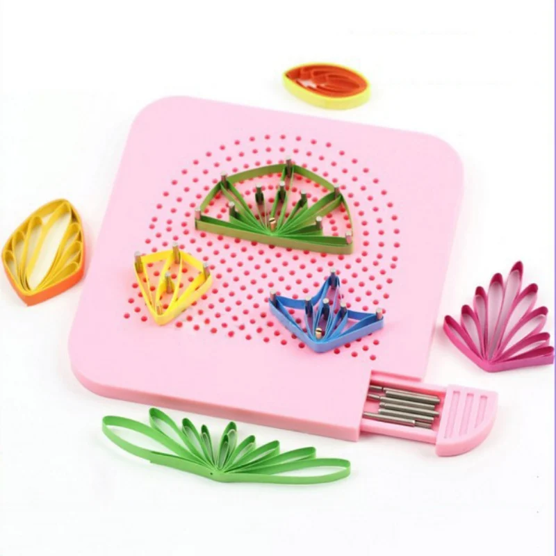 

Needle Plate Paper Handmade Quilter Grid Guide For Paper Folding Crafting Paper Quilling Paper Craft Tool DIY Quilling Tool