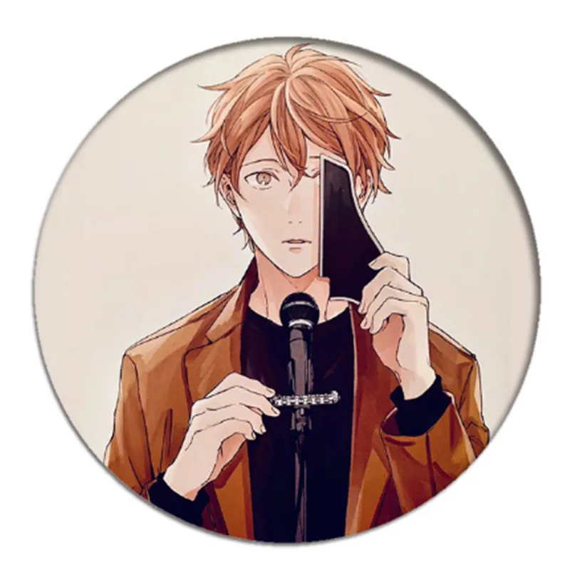 Anime GIVEN Cosplay Badge Uenoyama Ritsuka Brooch Pin  Accessories For Clothes Backpack Decoration gift