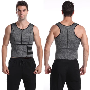 

Men Spandex Loss Weight Shaping Vest Corset Adjustable Belt Slimming Workout Fitness Sports Gym Yoga Waist Trainer Sweat Sauna