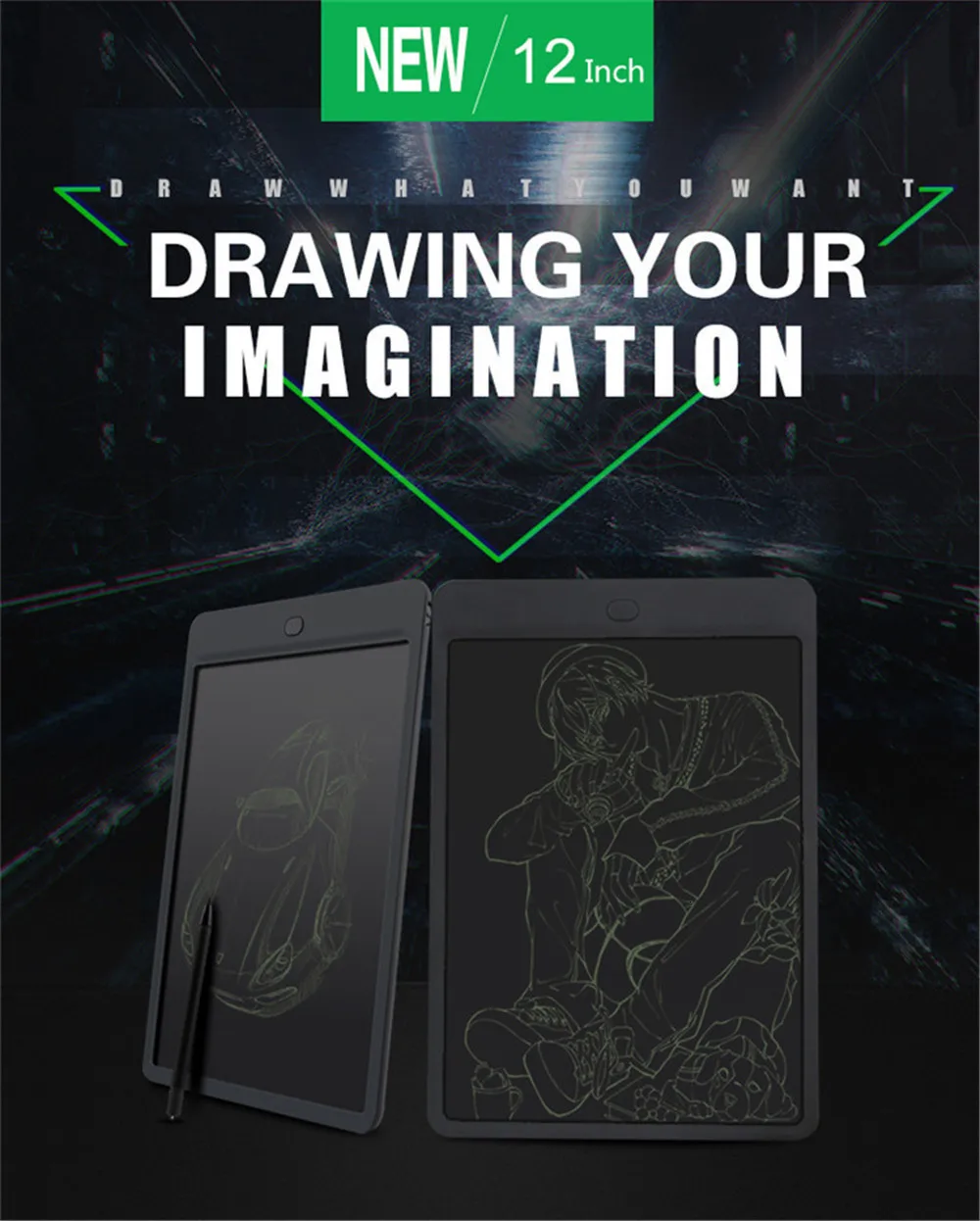12 inch writing tablets