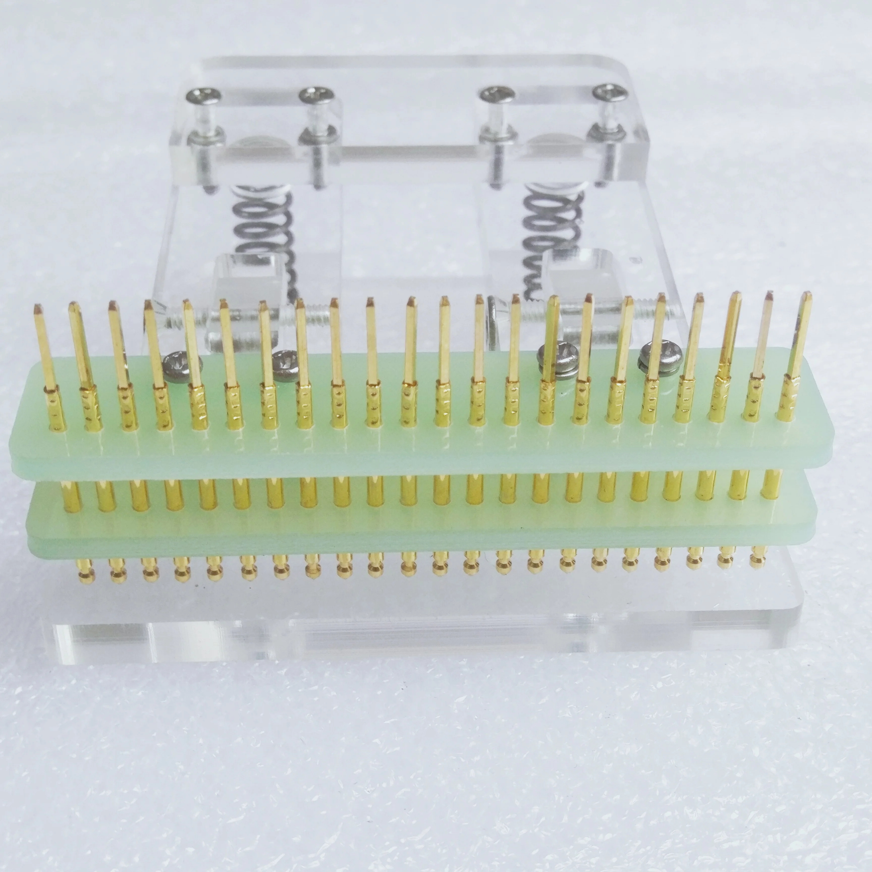 ЖК тестер PCB clamp Jig приспособление зонд пружинная игла Программирование сгорания