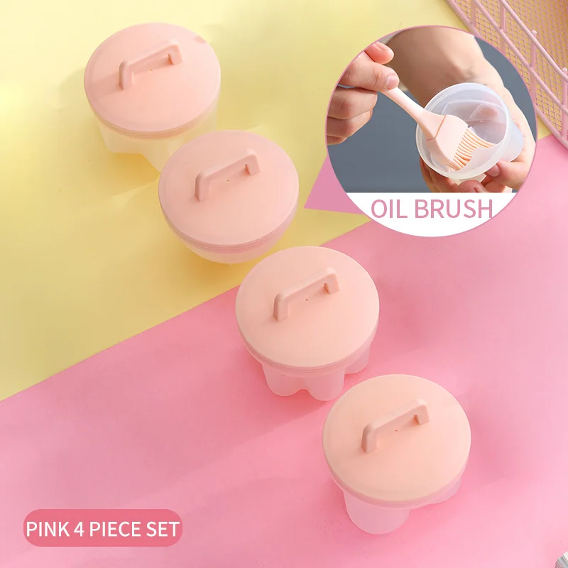 Pink-4PC 4 шт./компл. Кухня милый аксессуар для яйцо Пластик яйцеварка яйцо пресс-формы производитель Кухня Плита инструменты Кухня гаджеты для дома - Цвет: Pink-4PC