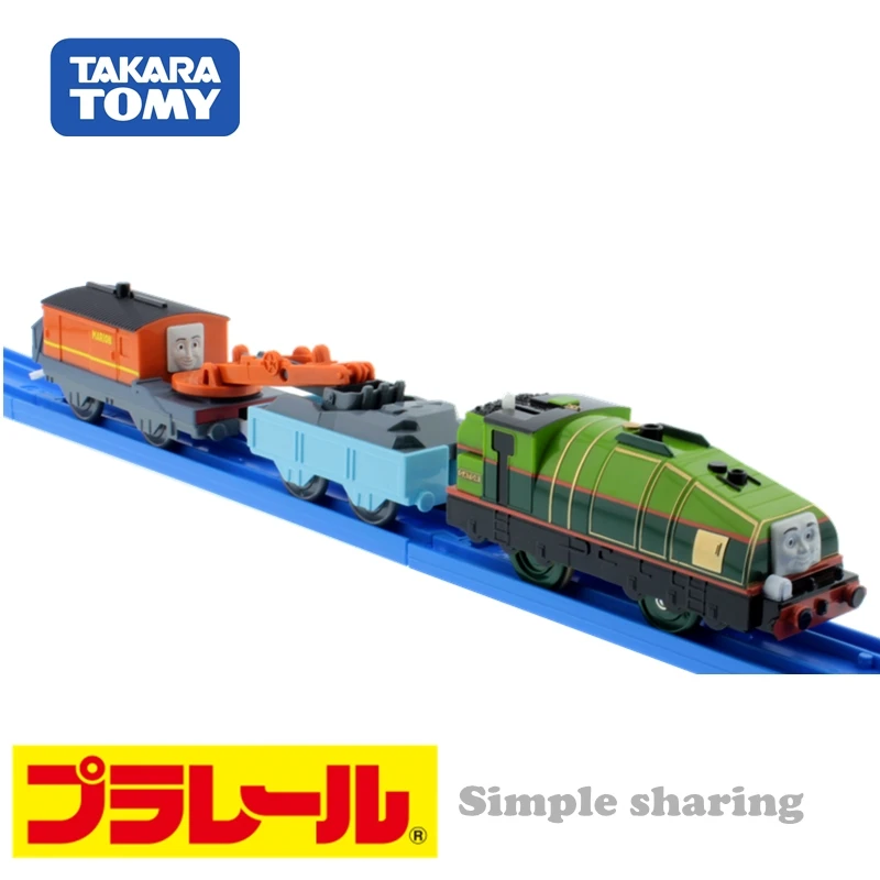 Takara Tomy Pla Rail Plarail Train& Friends TS-18 Gator& Marion японский железнодорожный поезд моторизованный Электрический локомотив модель игрушки