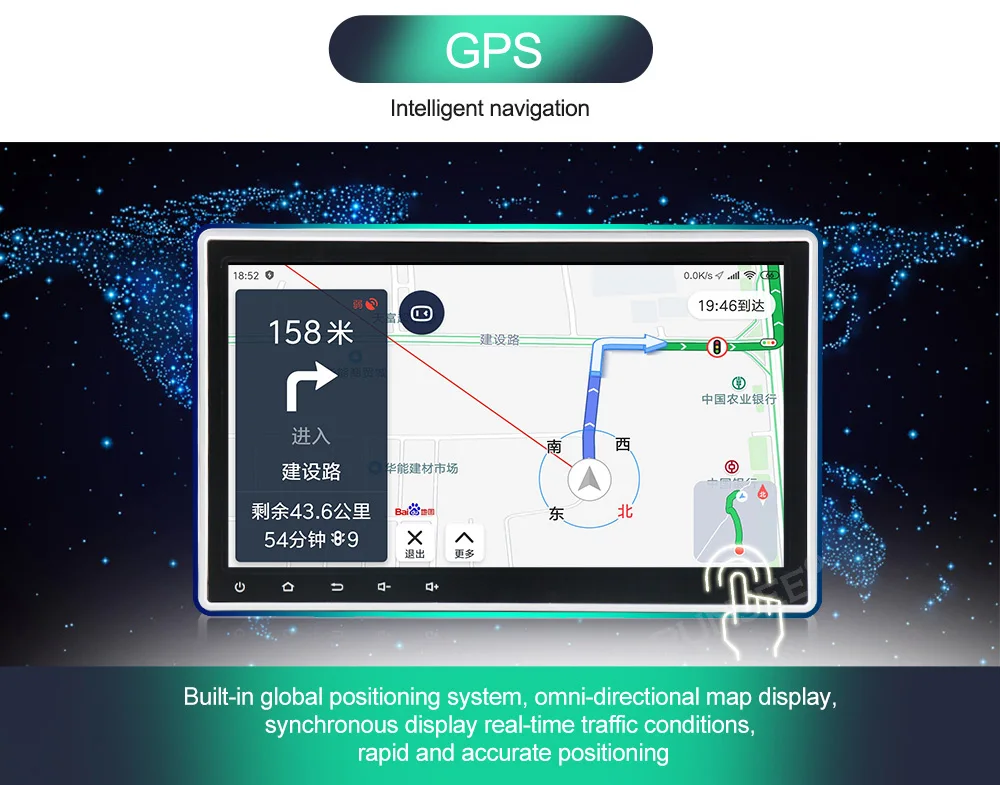 RUNJEE ips DSP Android 9 gps Авторадио Стерео система для BMW/E46/M3/Rover/3 серии мультимедийный плеер FM радио