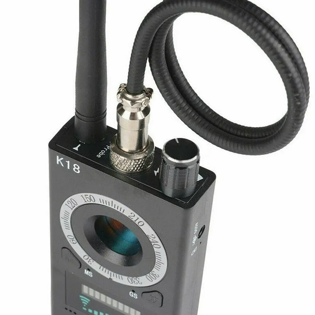 New K18 Wireless Signal Detector Strong Magnetic GPS Detector Durable RF Signal Anti-spy Audio Bug Finder