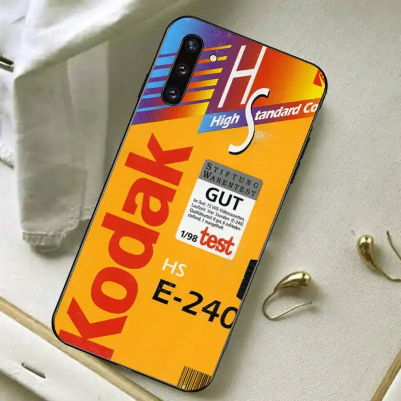 FHNBLJ Japanese brand film Fashion Soft Kodak Soft Phone Cover for Samsung note 3 4 5 7 8 9 10 10pro lite plus M10 M20 oppo vivo